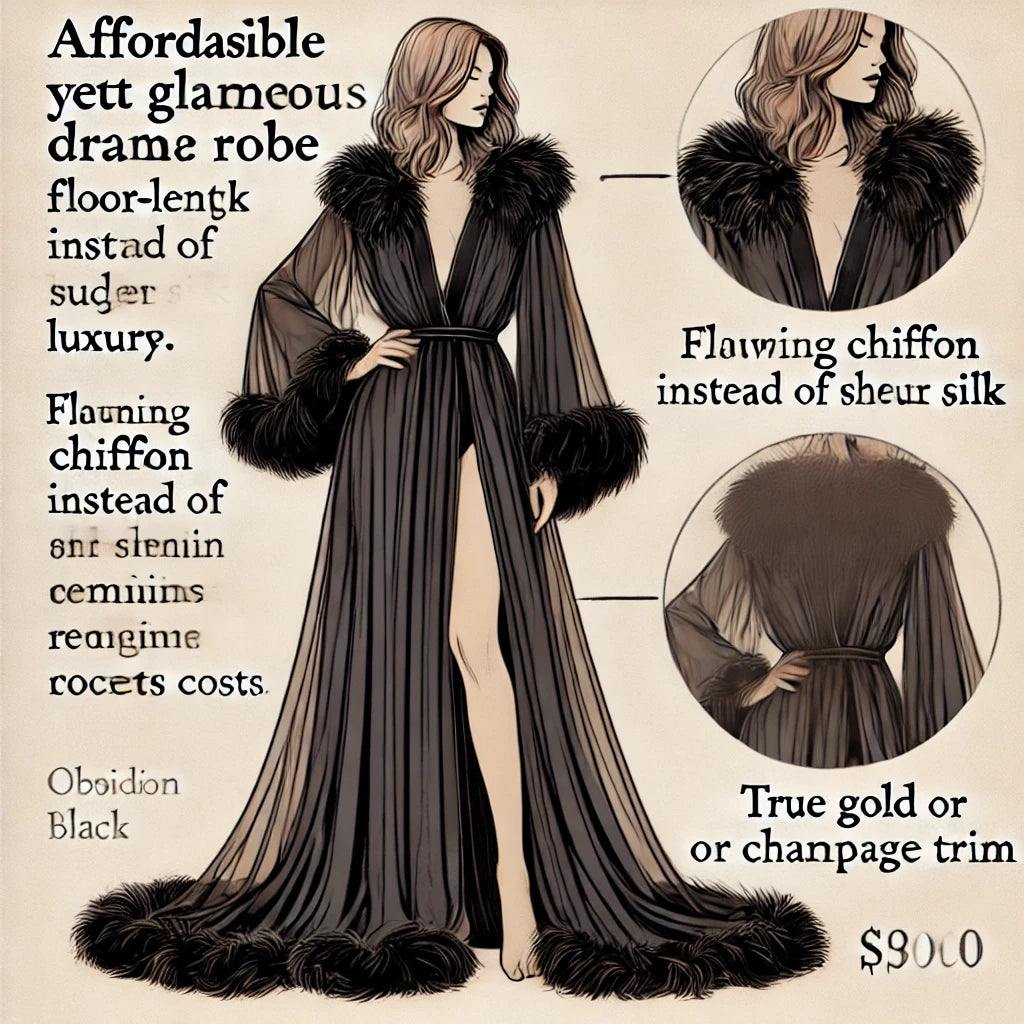 Floor-Length Drama Robe (Statement Luxury)